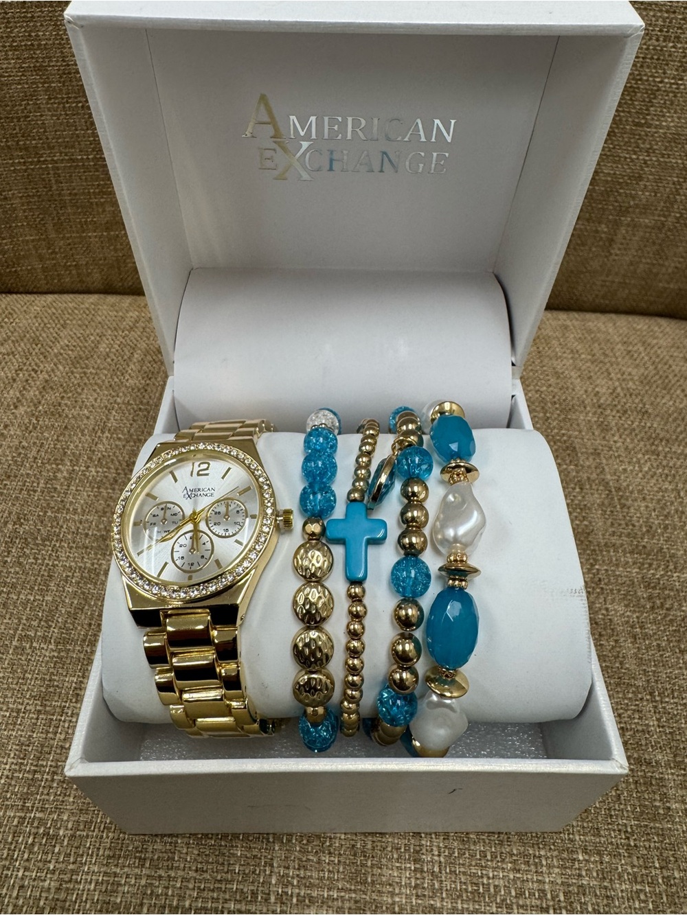 American Exchange Ladies Watch with Bracelets